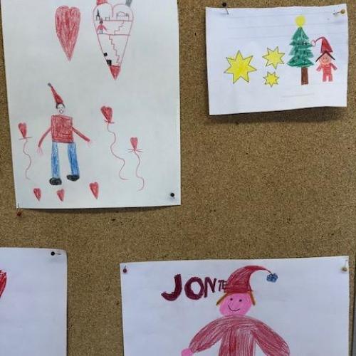 Bilder und Briefe der Kinder